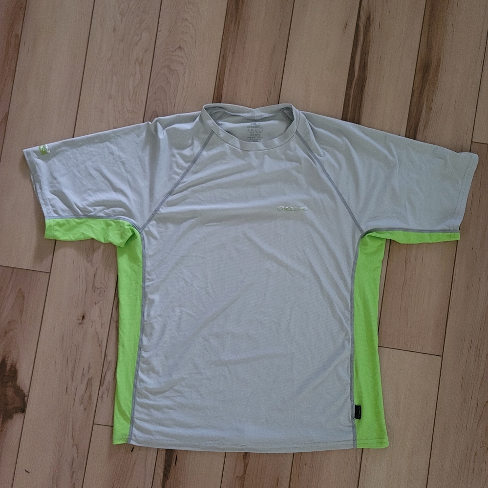 O'Neill Light Gray Rash Guard